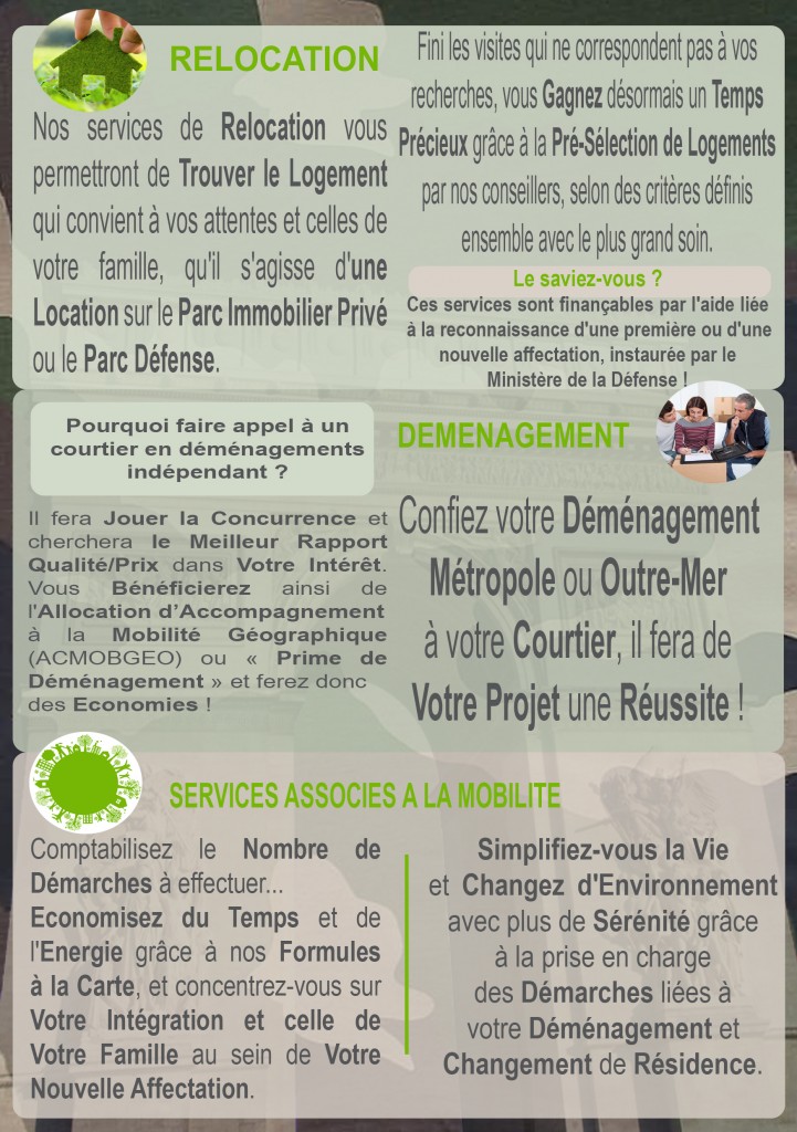 Relocation Déménagement Mobilité Géographique et Droits Cubage Déménagement Militaire Excello Mobilis